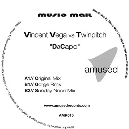 Vincent Vega vs. Twinpitch - Da Capo