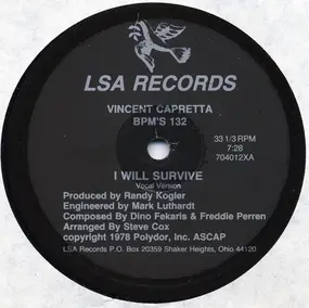 Vincent Capretta - I Will Survive