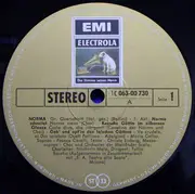 LP - Vincenzo Bellini - Maria Callas , Franco Corelli , Christa Ludwig , Edda Vincenzi , Orchestra Del T - Norma (Grosser Querschnitt In Italienischer Sprache)