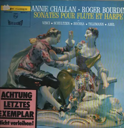 Vinci / Schultzen / Bochsa / Abel - Sonates Pour Flute Et Harpe