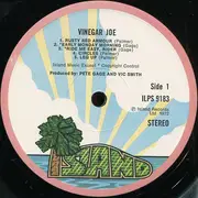 LP - Vinegar Joe - Vinegar Joe - PINK RIM UK