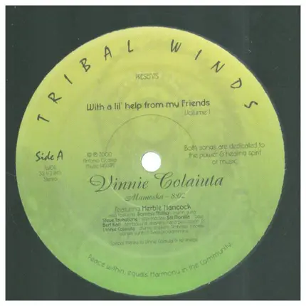 Vinnie Colaiuta / Antonio Ocasio - With A Lil' Help From My Friends Volume.1