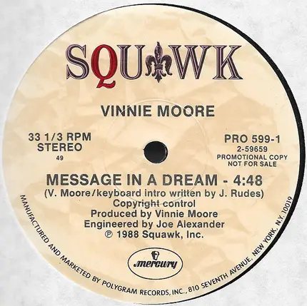 Vinnie Moore - Message In A Dream