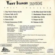 CD - Vinny Bianchi And Providence - Sweet Innocence