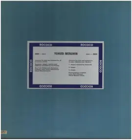 Kreisler - Concerto for violin and orchestra no. 22* Moderato-Adagio-Agitato assai Cadenzas * Concerto for vio