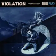 7inch Vinyl Single - Violation - Possessed - Blue/Black splatter