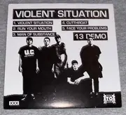 7inch Vinyl Single - Violent Situation - 13 Demo - Red Vinyl