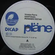 LP - Violeta Parra - Santiago, Penando Estas. - Label Code