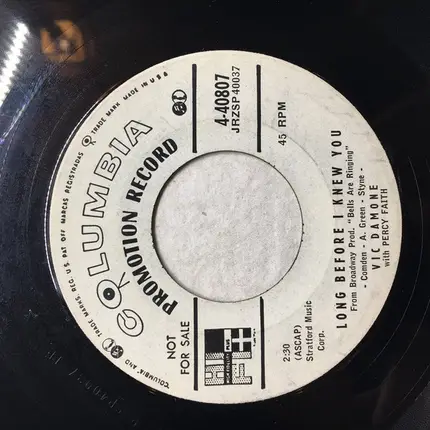 Vic Damone With Tutti Camarata - You Stepped Out Of A Dream