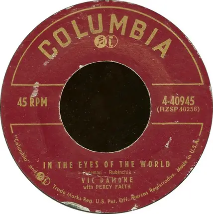 Vic Damone - An Affair To Remember (Our Love Affair) / In The Eyes Of The World