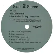 LP - Vic Damone - I Just Called To Say I Love You