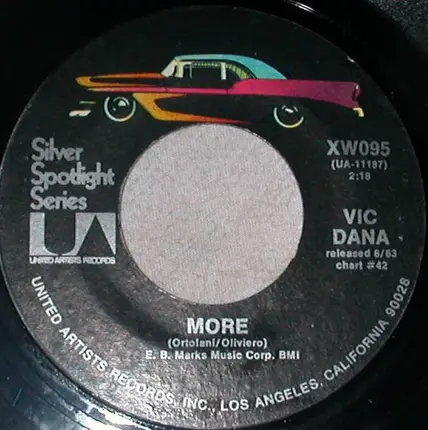 Vic Dana - Red Roses For A Blue Lady / More