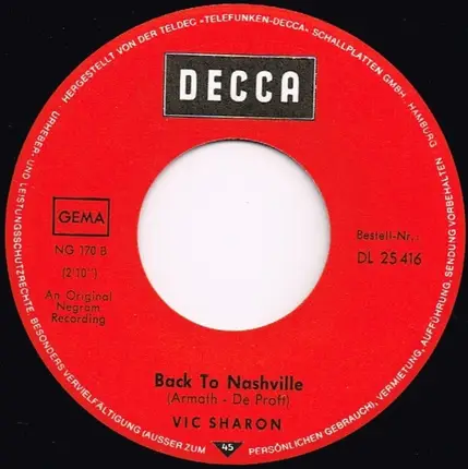 Vic Sharon - Baby, Baby, Please