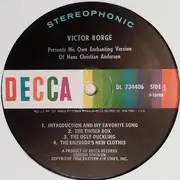 LP - Victor Borge - Victor Borge Presents His Own Enchanting Version Of Hans Christian Andersen