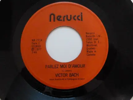 Victor Bach - Parlez Moi D'amour