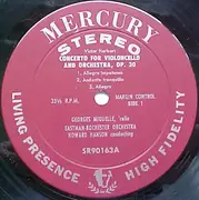 LP - Victor Herbert - Cello Concerto Op. 30, Peter/ Sinfonia In G, Hanson