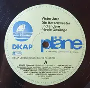 LP - Victor Jara - Die Betschwester Und Andere Frivole Gesänge