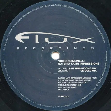 Victor Simonelli - Bateria - Latin Impressions