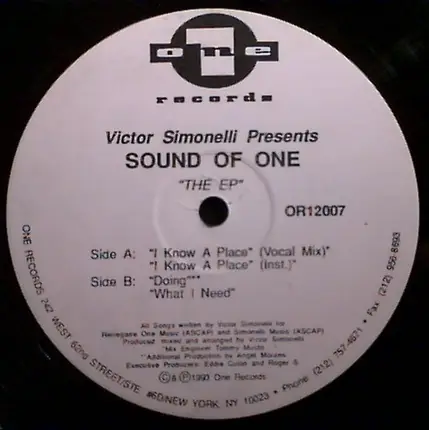 Victor Simonelli Presents Sound Of One - The EP