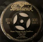 7inch Vinyl Single - Victor Young , Und The Castilians - 4 Berühmte Tangos - Mono