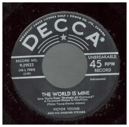 Victor Young And His Singing Strings - East Of Eden