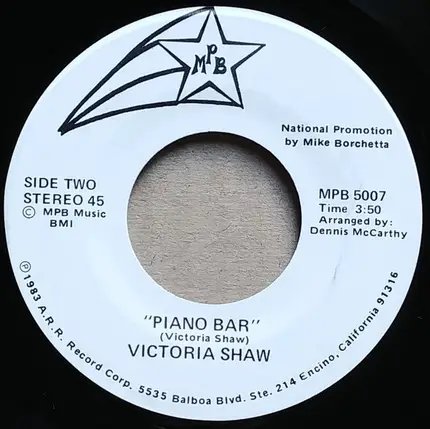 Victoria Shaw - Forever On My Mind / Piano Bar