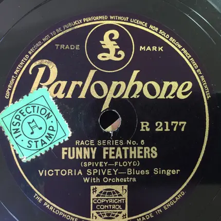 Victoria Spivey - Funny Feathers / How Do You Do It That Way?