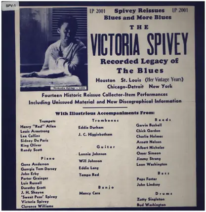Victoria Spivey - The Victoria Spivey Recorded Legacy Of The Blues