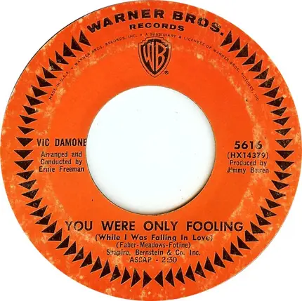 Vic Damone - You Were Only Fooling