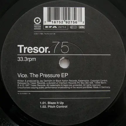 vice - the pressure ep