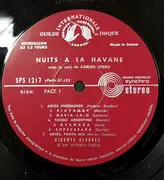 LP - Vicente Alvarez & his Tropical Orchestra , Carlos Otero - Nuits À La Havane