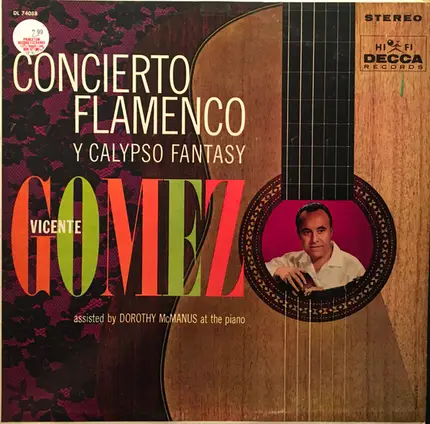Vicente Gomez Assisted By Dorothy McManus - Concierto Flamenco Y Calypso Fantasy