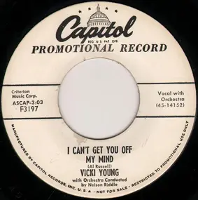 VICKI YOUNG - Put Your Arm Around Me / I Can't Get You Off My Mind