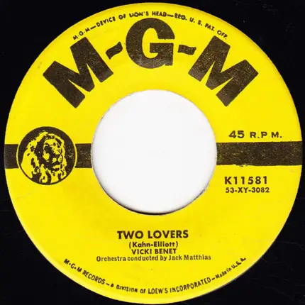 Vicki Benet - Two Lovers