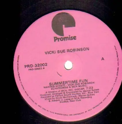 Vicki Sue Robinson - Summertime Fun / Admit It
