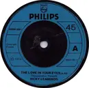 7inch Vinyl Single - Vicky Leandros - The Love In Your Eyes - blue injection label solid centre