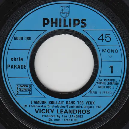 Vicky Leandros - L'Amour Brillait Dans Tes Yeux