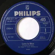 7inch Vinyl Single - Vicky Leandros - Love Is Blue (L'Amour Est Bleu)