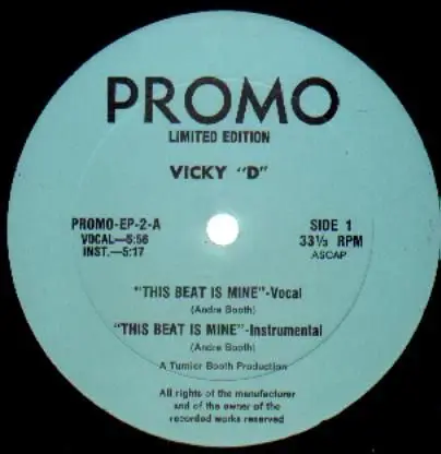 Vicky 'D' - This Beat Is Mine / Mystery Lover