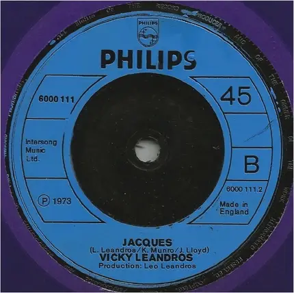 Vicky Leandros - When Bouzoukis Played / Jacques