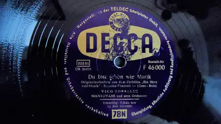 Vico Torriani , Mantovani And His Orchestra - Schau Nur Zu Den Sternen / Du Bist Schön Wie Musik