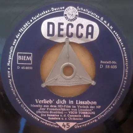 Vico Torriani - Mannequin Aus Paris / Verlieb' Dich In Lissabon