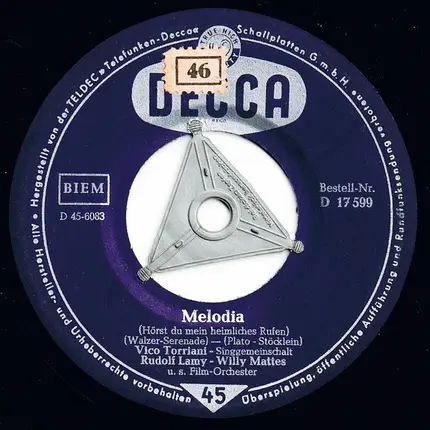 Vico Torriani - Du Schwarzer Zigeuner