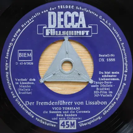 Vico Torriani - Der Fremdenführer von Lissabon