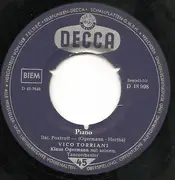 7inch Vinyl Single - Vico Torriani - Immer, Immer Wieder / Piano