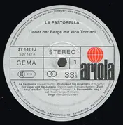 LP - Vico Torriani - La Pastorella - Lieder Der Berge Mit Vico Torriani