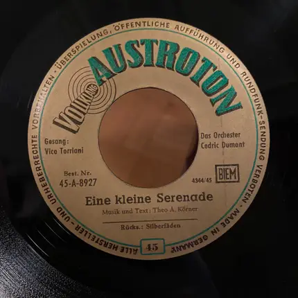 Vico Torriani - Silberfäden / Eine Kleine Serenade
