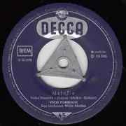 7inch Vinyl Single - Vico Torriani - Tausendundeine Nacht / Majolie