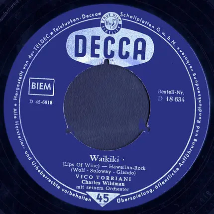 Vico Torriani - Waikiki