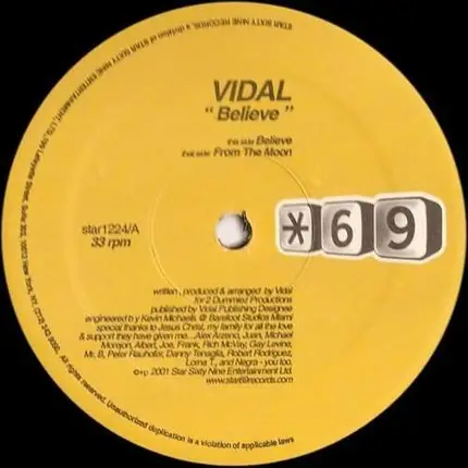 Vidal - Believe